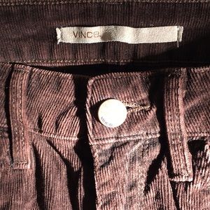 Vince skinny corduroy pants